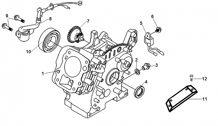 2 ЦИЛИНДР ВИБРОПЛИТА  CHAMPION PC5431F