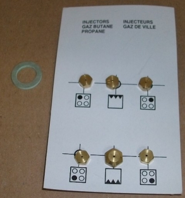Комплект форсунок (жиклеров) для газовой плиты Beko 4431910023