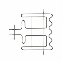 ТЭН духовки 2450W, Sahterm, нерж, L378х364мм, универсальный, Whirlpool, 230V